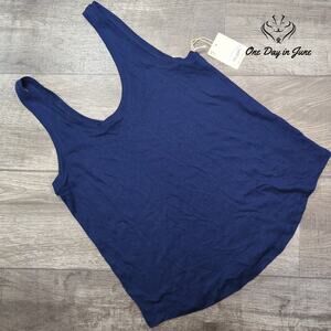 St. John's Bay Linen Tank Top Size S